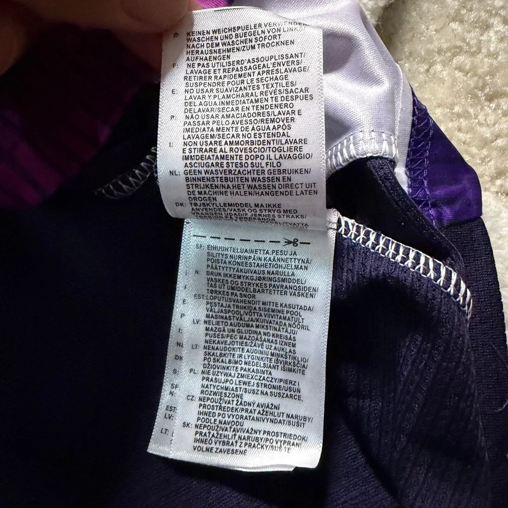 Adidas LA Galaxy 2024 Away Jersey Purple Blue Mens Size M Slim Fit Soccer Shirt